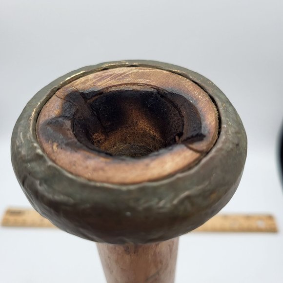 Antique Industrial Mill Factory Bobbin Wood Spool - Picture 5 of 5